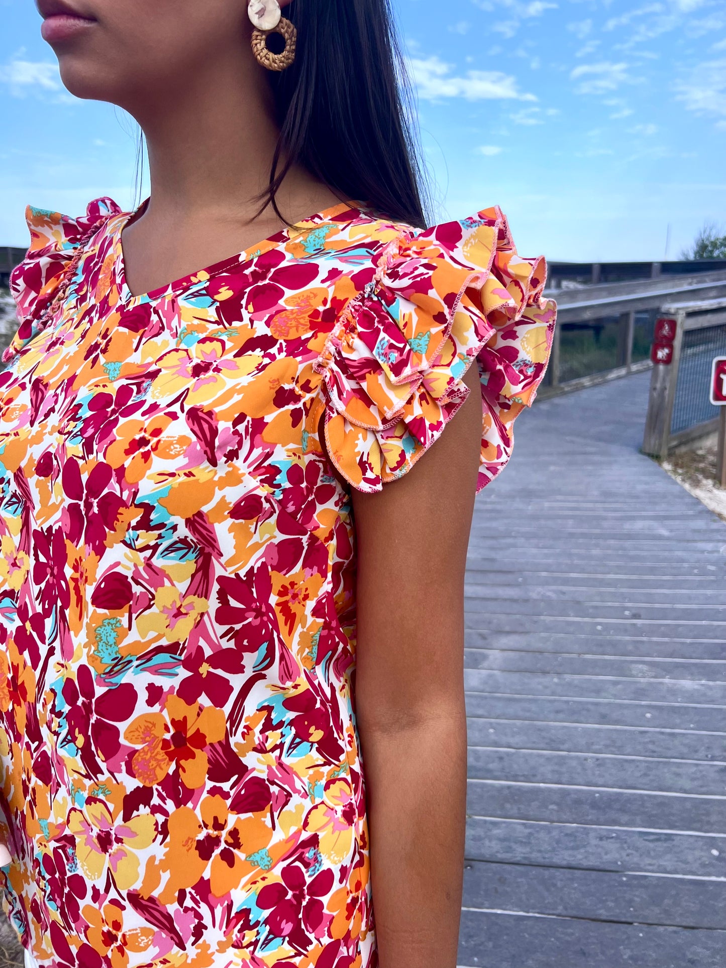 Rosemary Ruffle Top