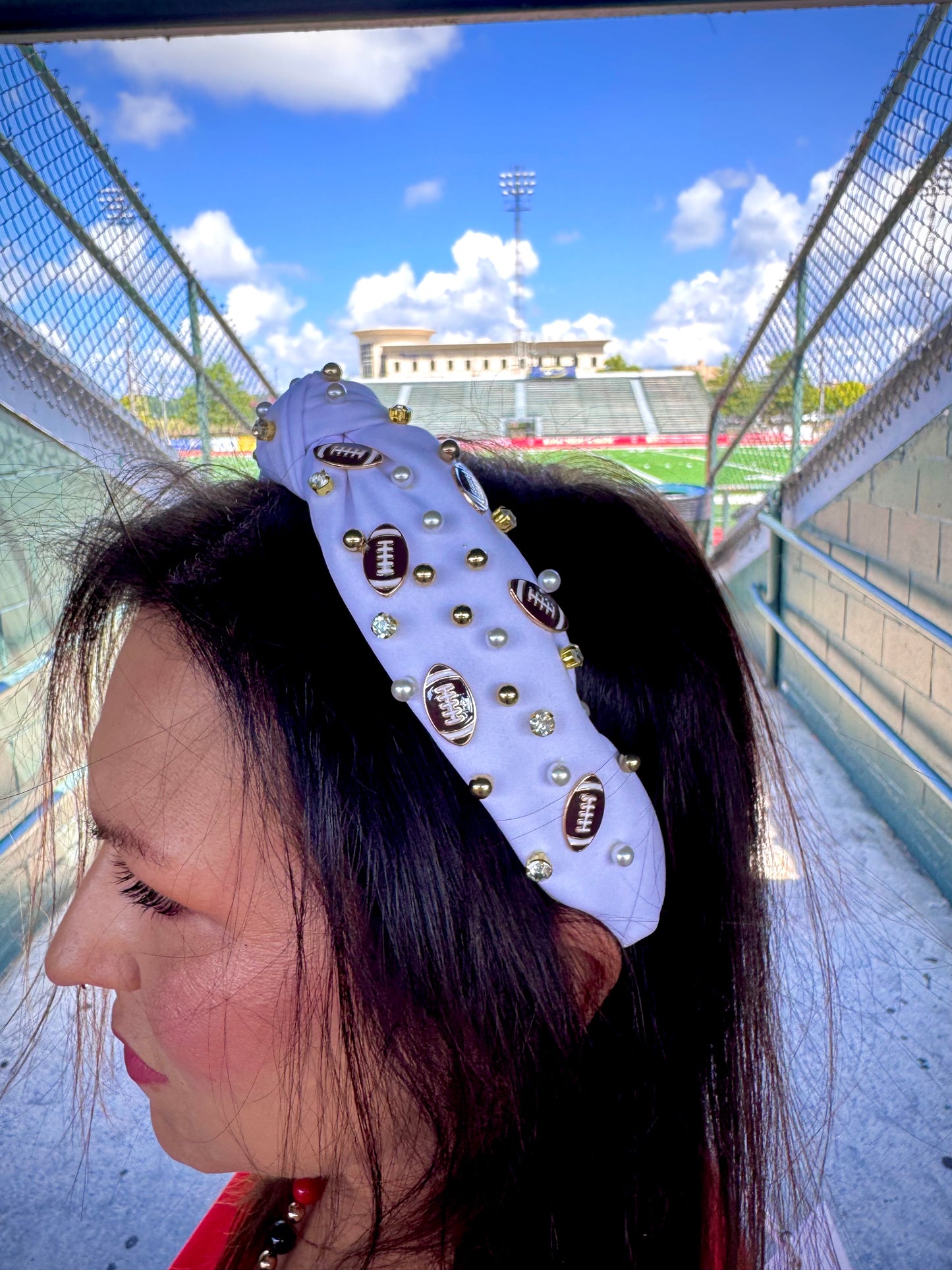 Football Bling Headband
