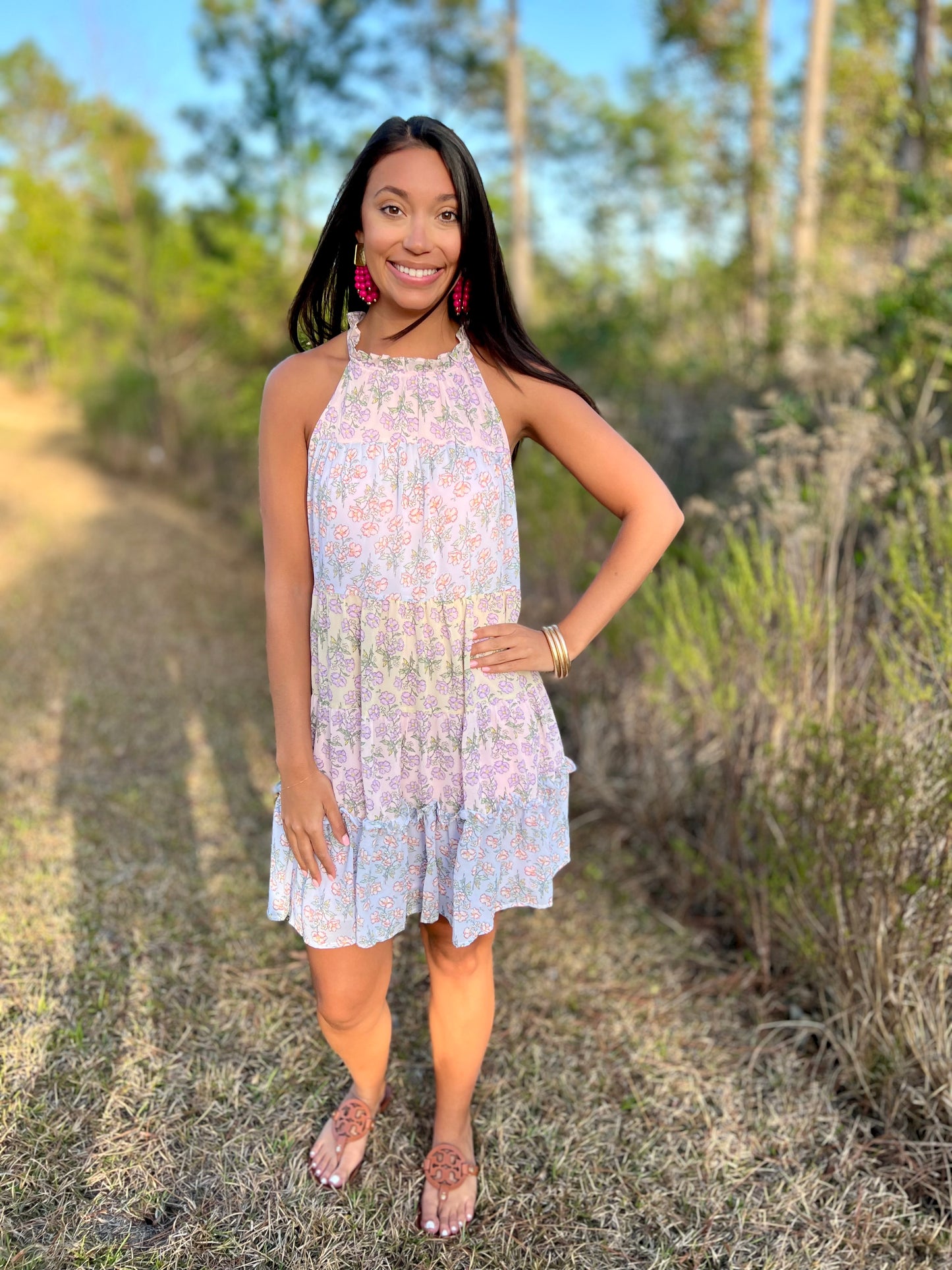 Floral & Shine Dress