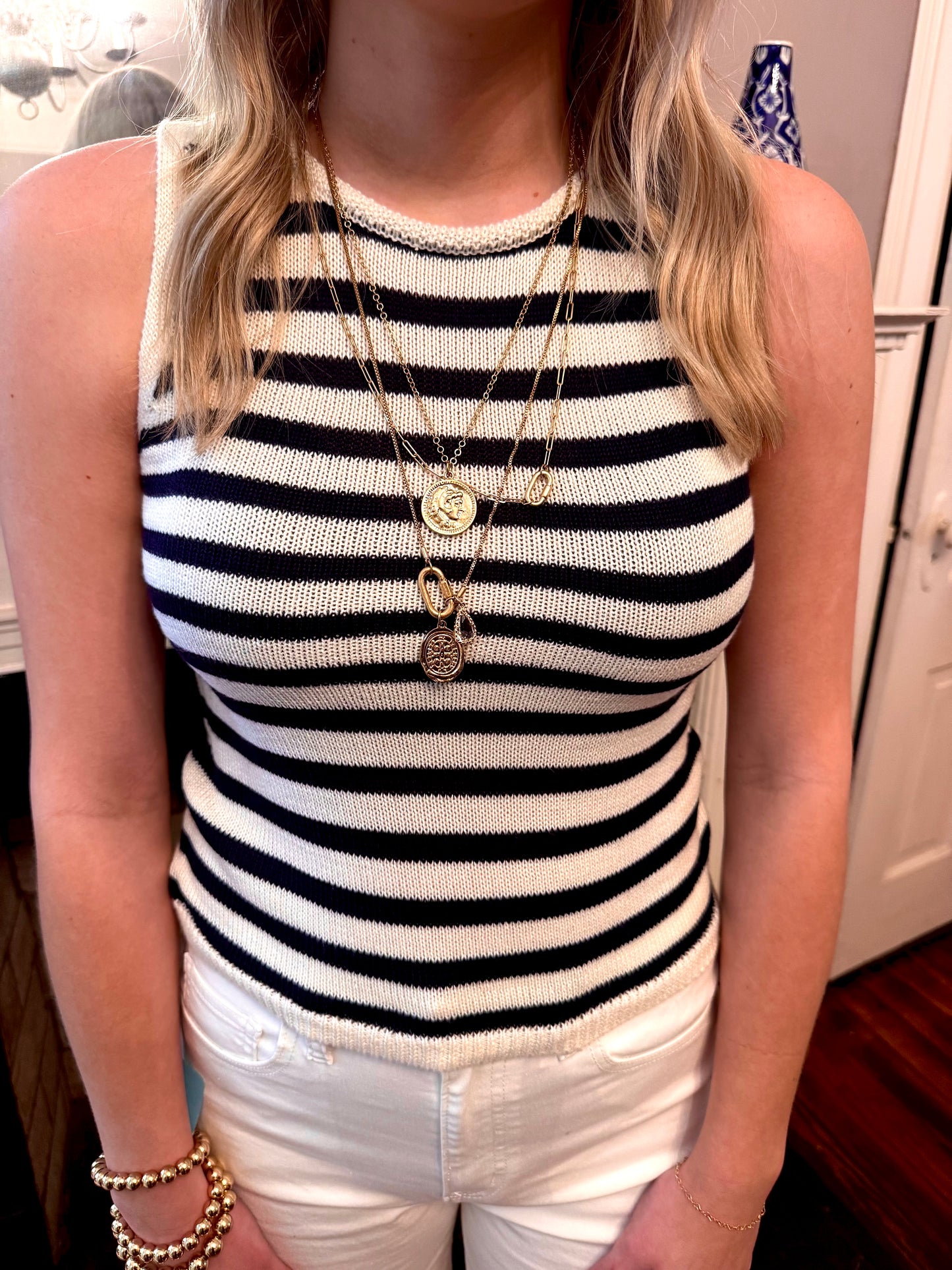 Sail Away Sweater Tank