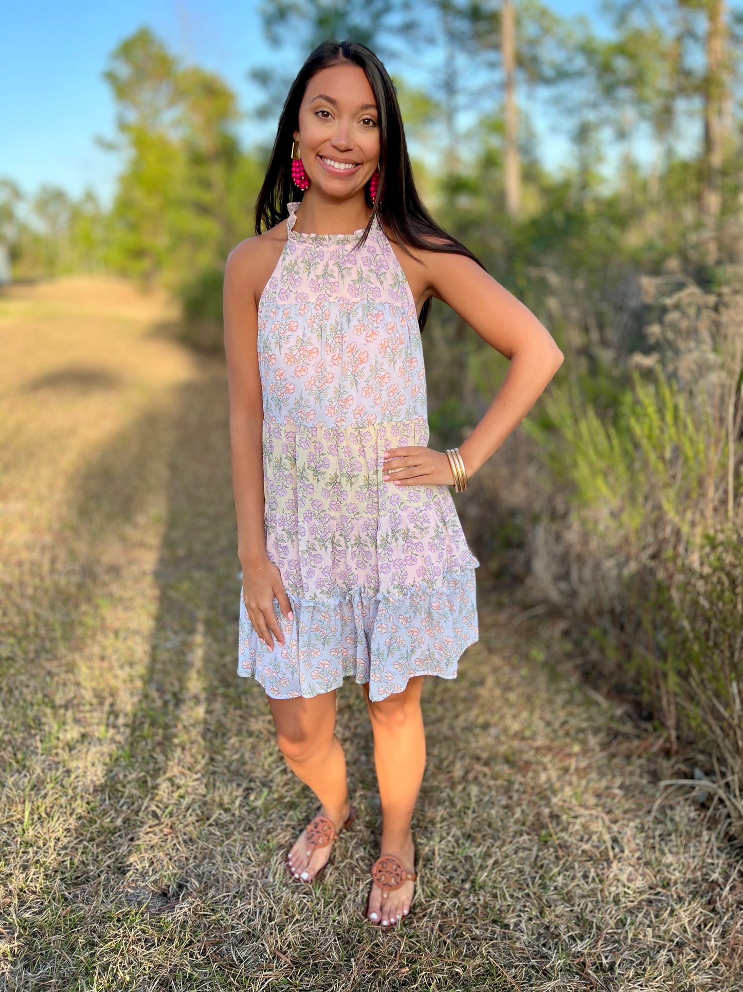 Floral & Shine Dress