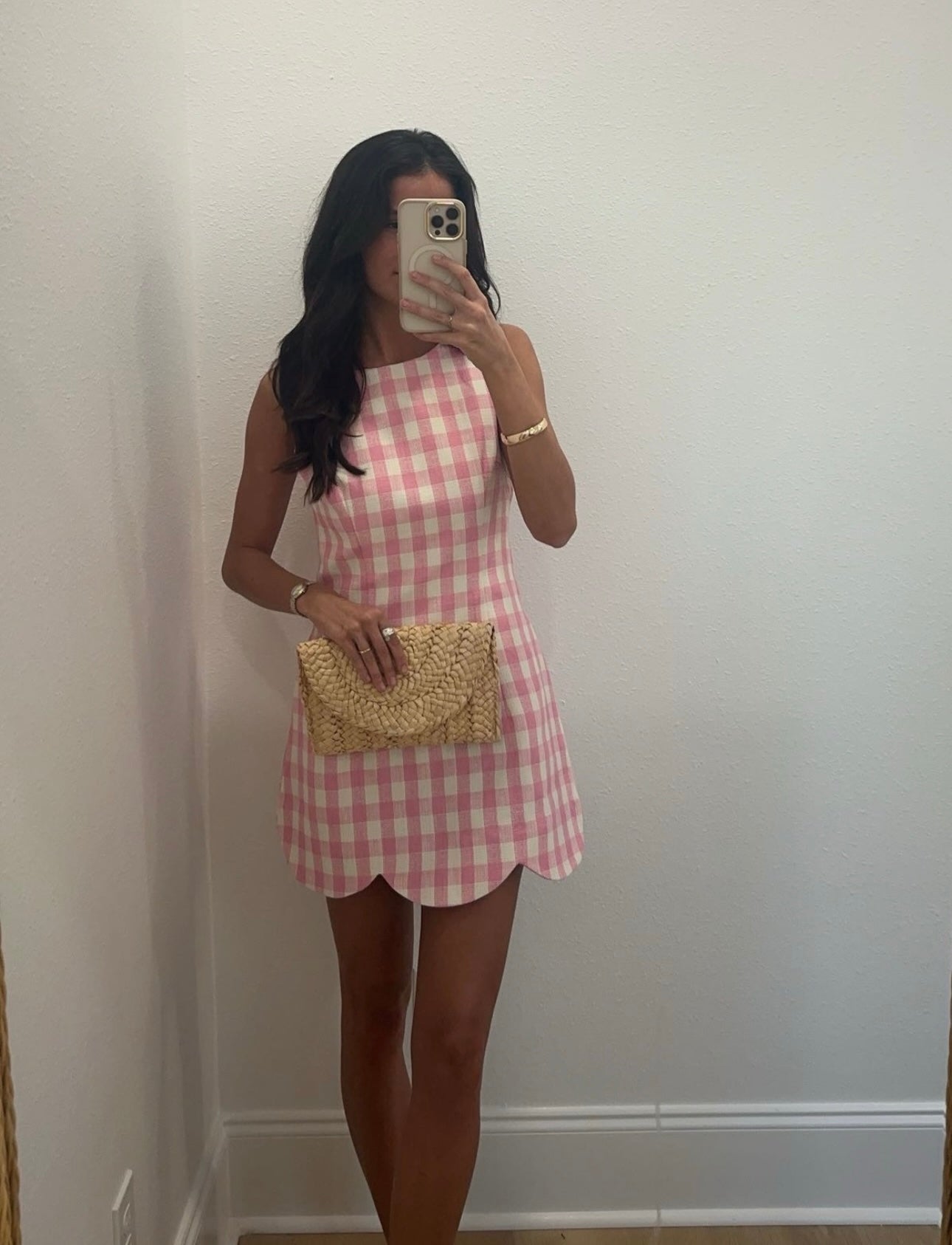 Pink Gingham Dress