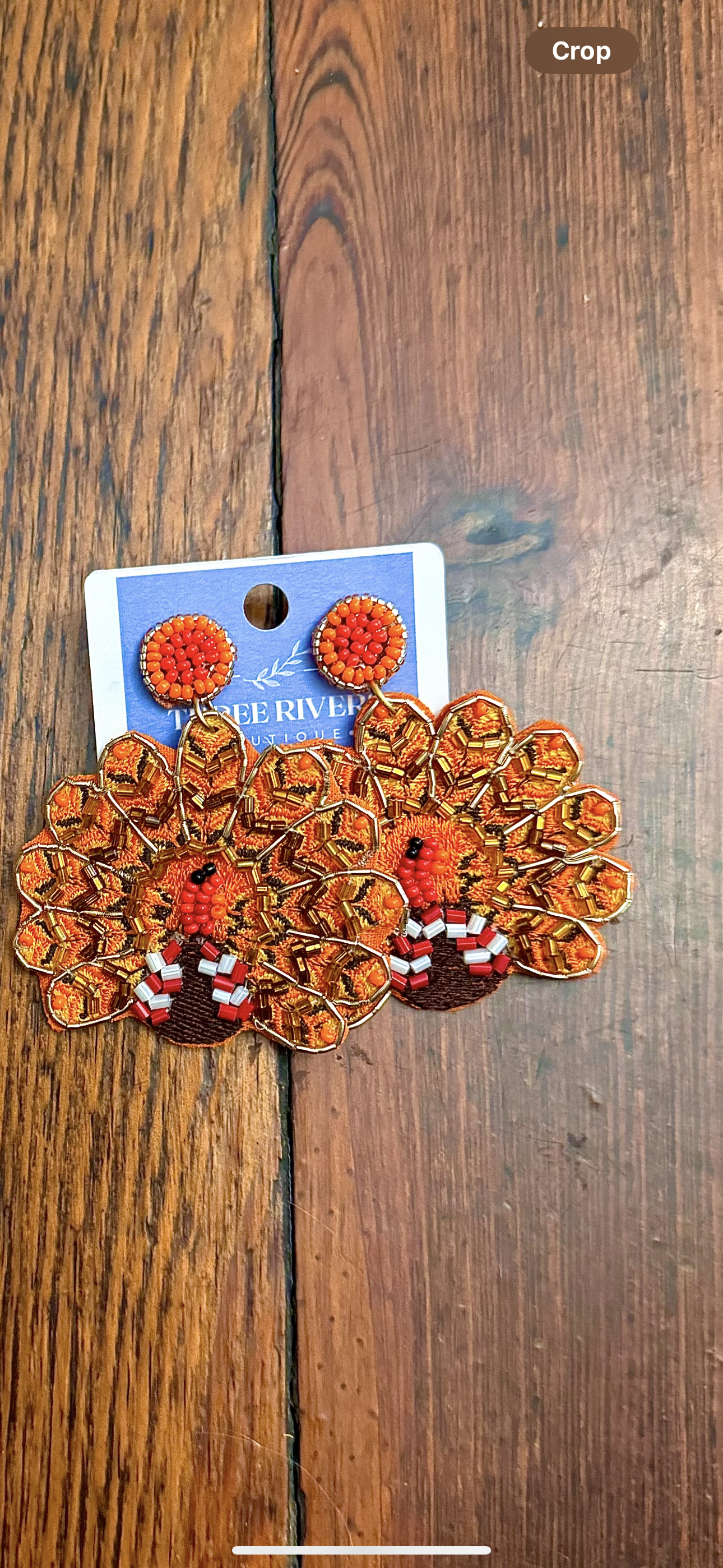 Glam Turkey Earrings