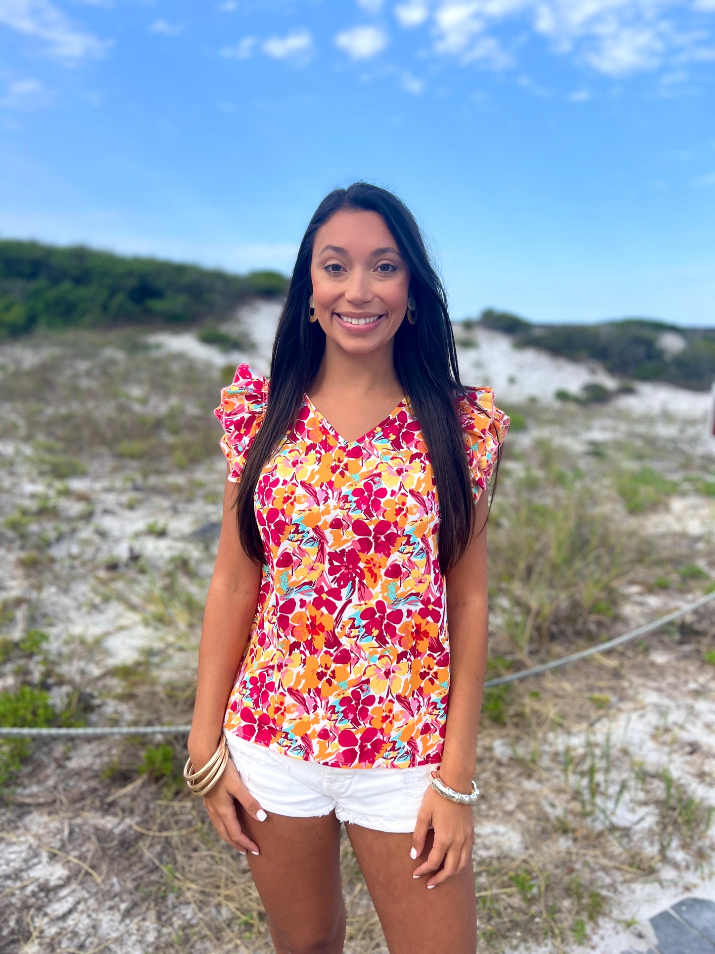 Rosemary Ruffle Top
