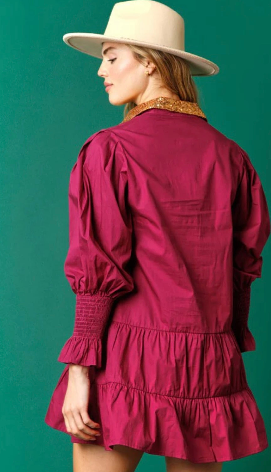 Nutcracker Poplin Dress