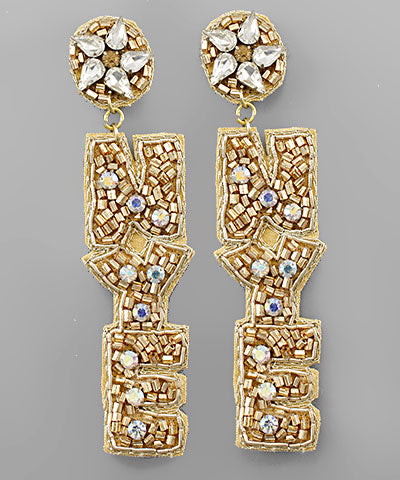 Gold NYE Earrings