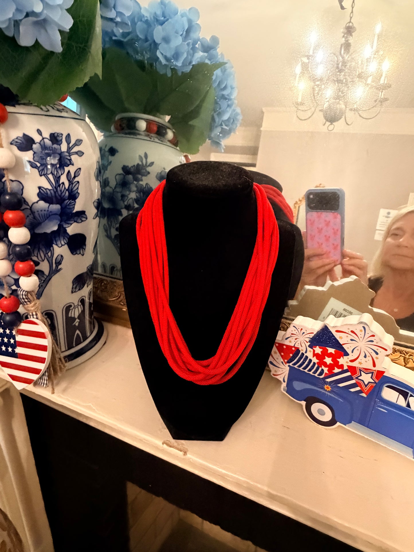 Red Rope Necklace