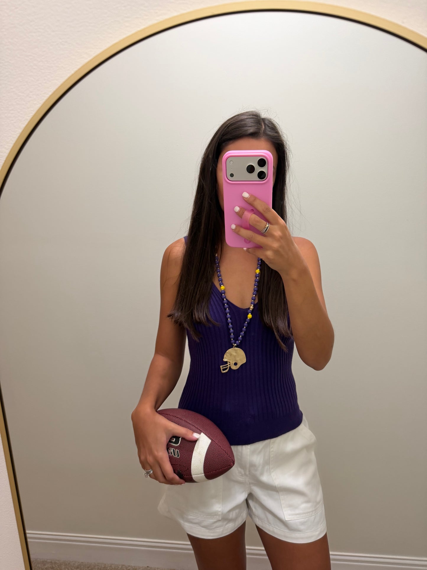 Purple Sweater Tank