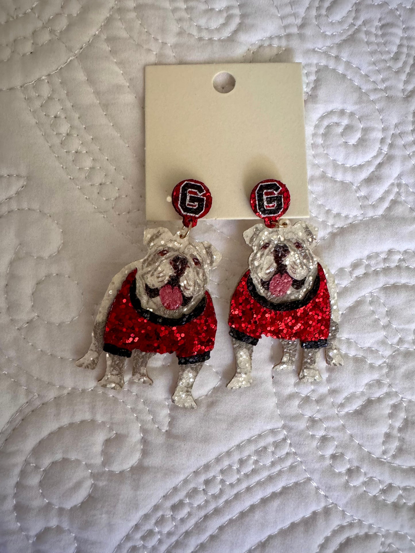 Bulldog Earrings
