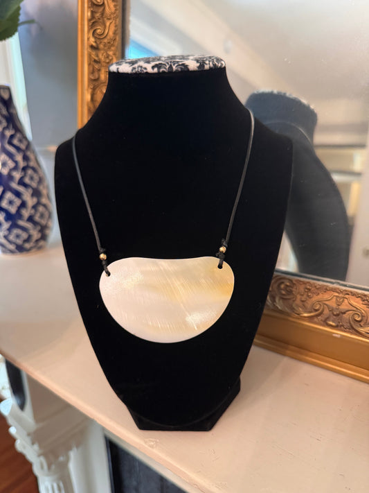 Mother of Pearl Wedge Necklace