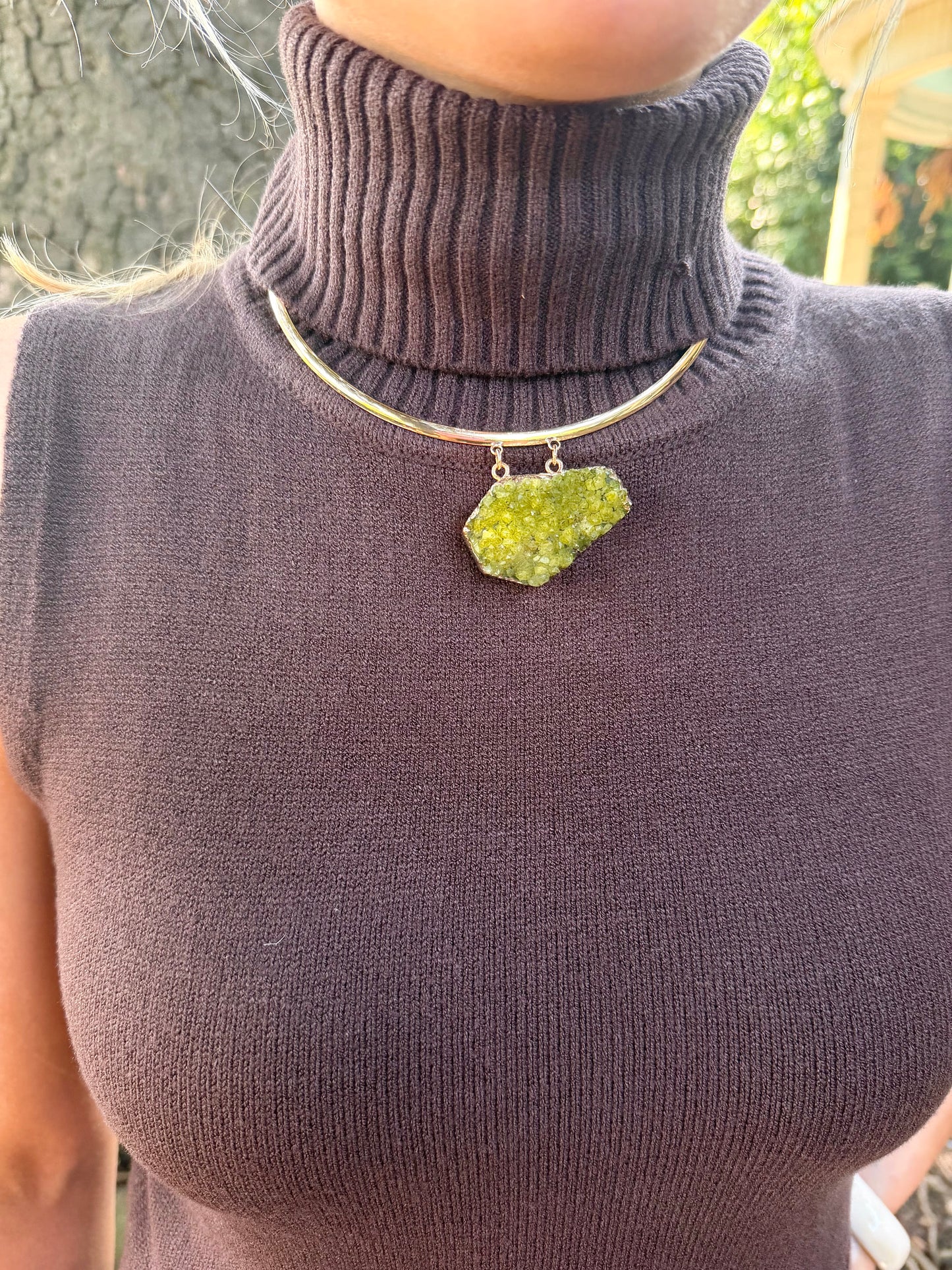 Green Stone Choker