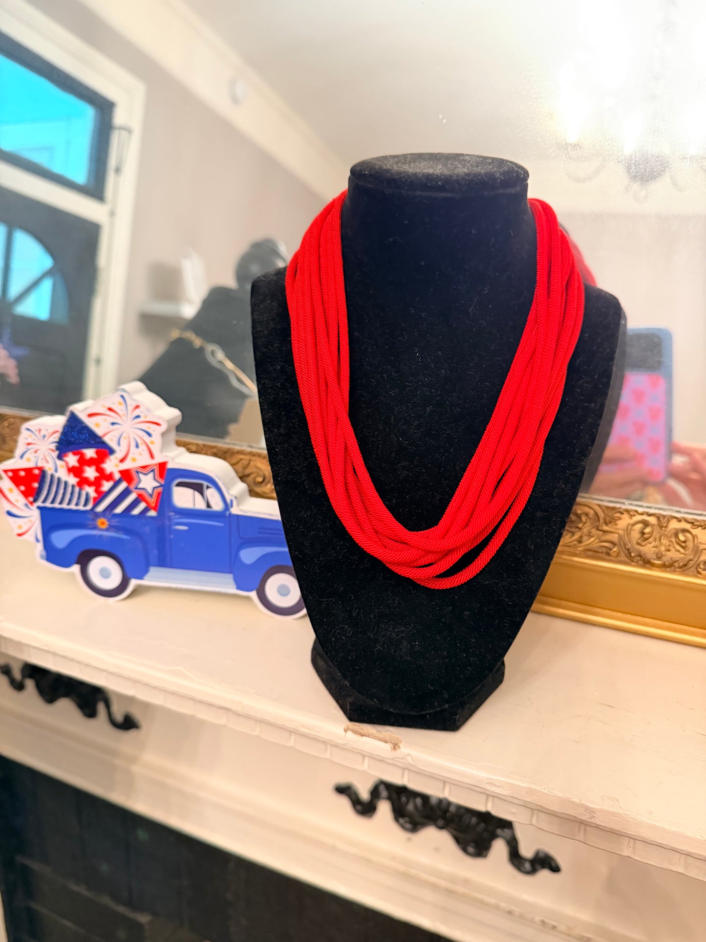 Red Rope Necklace
