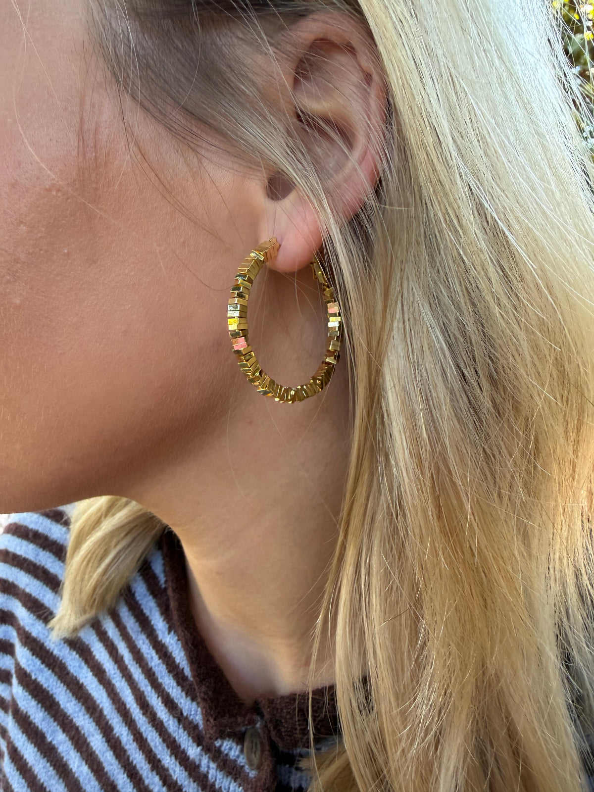 Stacked Square Hoops